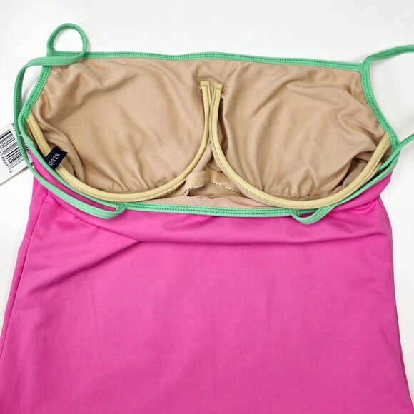 Ralph Lauren Pink and Green One Piece Swimsuit - Picture 8 of 10